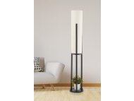 OPVIQ Podna lampa Circle Dor Black