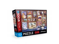 BLUE FOCUS Puzzle 500 delova Simpatične mace