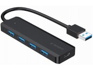 GEMBIRD UHB-U3P4P-02 Gembird 4-port USB 3.1 + USB-C za napajanje HUB