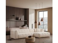 ATELIER DEL SOFA Ugaona garnitura Cady 3 Seater Right Beige