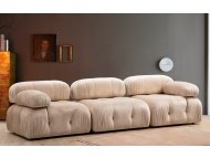 ATELIER DEL SOFA Sofa trosed Bubble 3 Seater ( L1 O1 1R) Velvet