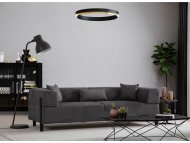 ATELIER DEL SOFA Sofa trosed Gio 3 Seater Anthracite