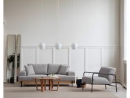 ATELIER DEL SOFA Sofa trosed Eti Oak 3 Seater Grey