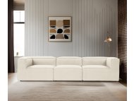 ATELIER DEL SOFA Sofa trosed Fora 3 Ecru