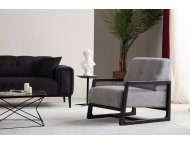 ATELIER DEL SOFA Fotelja Athena Bergere Light Grey