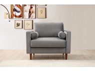 ATELIER DEL SOFA Fotelja Rome Light Grey