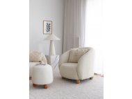 ATELIER DEL SOFA Fotelja Slon White