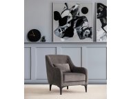 ATELIER DEL SOFA Fotelja Astana Anthracite