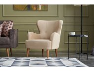ATELIER DEL SOFA Fotelja Karina Cream