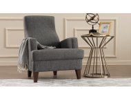 ATELIER DEL SOFA Fotelja Kana Bergere Dark Grey
