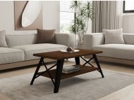 HANAH HOME Sto za dnevnu sobu Konik Walnut