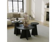 HANAH HOME Set stolova Mushroom 3 Black