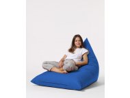 ATELIER DEL SOFA Lazy bag Pyramid Big Bed Pouf Blue