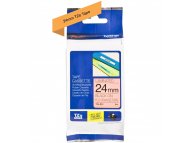 BROTHER TZEB51 traka 24mm crno/narandžas.