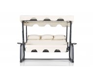 HANAH HOME Baštenska ljuljaška trosed Vitis 3 Multicolor