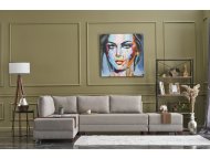 ATELIER DEL SOFA Ugaona garnitura Fly Left Cream