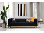 ATELIER DEL SOFA Sofa trosed Bellino Black