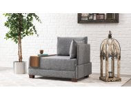 ATELIER DEL SOFA Fotelja Fly Armchair Right Grey