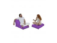 ATELIER DEL SOFA Lazy bag Siesta Sofa Bed Pouf Purple