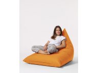 ATELIER DEL SOFA Lazy bag Pyramid Big Bed Pouf Orange
