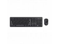 TRUST Tastatura+miš ODY II bežični set Silent SRB crna