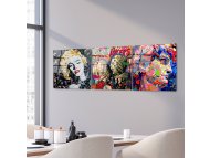 WALLXPERT Dekorativna slika od kaljenog stakla APST (UV 857) 50 x 50cm, 3 dela