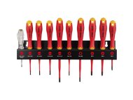 FELO Set šrafcigera Ergonic VDE E-Slim sa testerom napona SL/PH/PZ/TX 41391093 10 kom