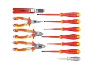 FELO Set alata Ergonic E-Slim VDE sa testerom i šrafcigerem SL/PH/PZ 41381104 11 kom