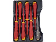 FELO Set šrafcigera Ergonic Slim VDE sa testerom napona SL/PH/PZ 41380736 7 kom