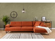 ATELIER DEL SOFA Ugaona garnitura Mustang Large Right Orange