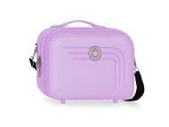 Movom Power Girl Beauty Case Blu – In Poliestere, 26x16x10 Cm, Scomparto Unico Con Cerniera, Maniglia Superiore, Design Compatto E Funzionale Per Viaggi E Uso Quotidiano