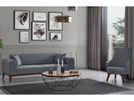 ATELIER DEL SOFA Sofa trosed Cofi 3 Seater Light Grey