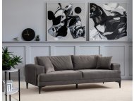 ATELIER DEL SOFA Sofa trosed Astana 3 Seater Anthracite