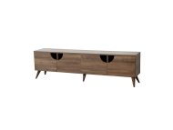 HANAH HOME TV polica Grotte Walnut v2