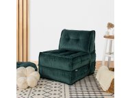 Atelier del Sofa Fotelja Mocca Petrol Green