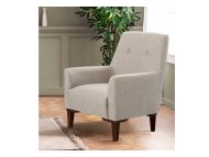 ATELIER DEL SOFA Fotelja Vina Cream Walnut