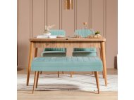 HANAH HOME Trpezarijski set Vina 0701 3 AtlanticGreen