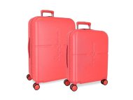 PEPE JEANS PEPE JEANS ABS Set kofera 2/1 - Fuchsia