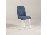 HANAH HOME Trpezarijska stolica Vina Sandalye Dark Blue White