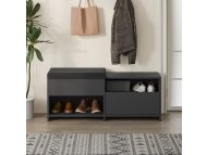 HANAH HOME Cipelarnik Filux Bench Anthracite