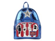 LOUNGEFLY Marvel Shine Captain America Cosplay Mini ranac