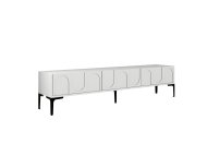 HANAH HOME TV polica Lyon 42 White Black