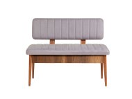 HANAH HOME Trpezarijska klupa Vina Bank Soho Walnut