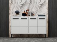 HANAH HOME TV polica Stria White