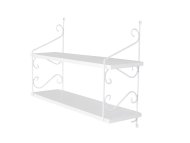 HANAH HOME Zidna polica Seramoni 2'li Shiny White