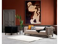 ATELIER DEL SOFA Sofa trosed Bellino Beige