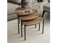 HANAH HOME Set stolova Lenny Walnut