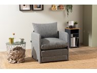 Atelier del Sofa Fotelja na razvlačenje Saga Single Light Grey
