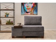 Atelier del Sofa Fotelja na razvlačenje Perenna Chenille Left Grey