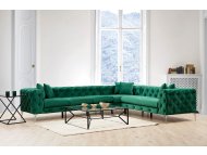 Atelier del Sofa Ugaona garnitura Como Right Green